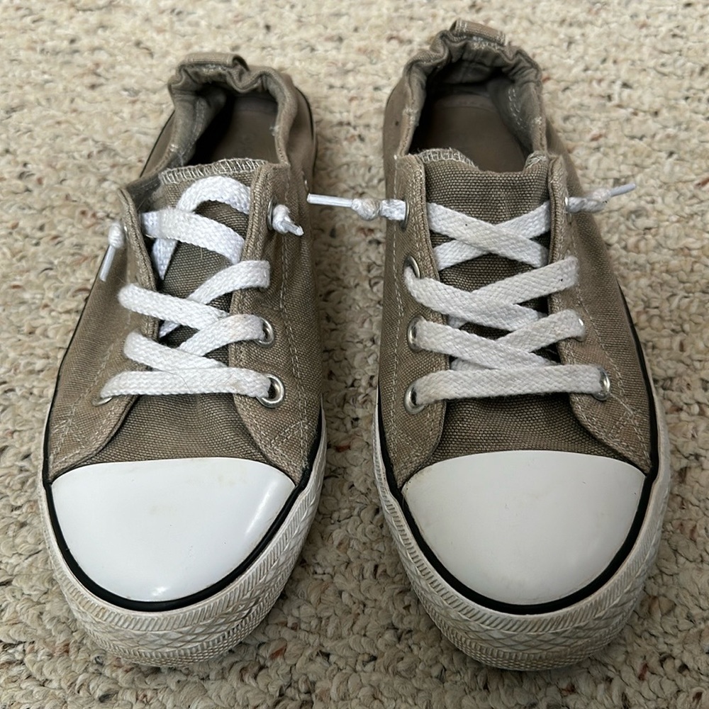 Offbrand converse slip on shoes